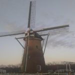佐倉市の佐倉ふるさと広場にあるオランダ風車 リーフデ