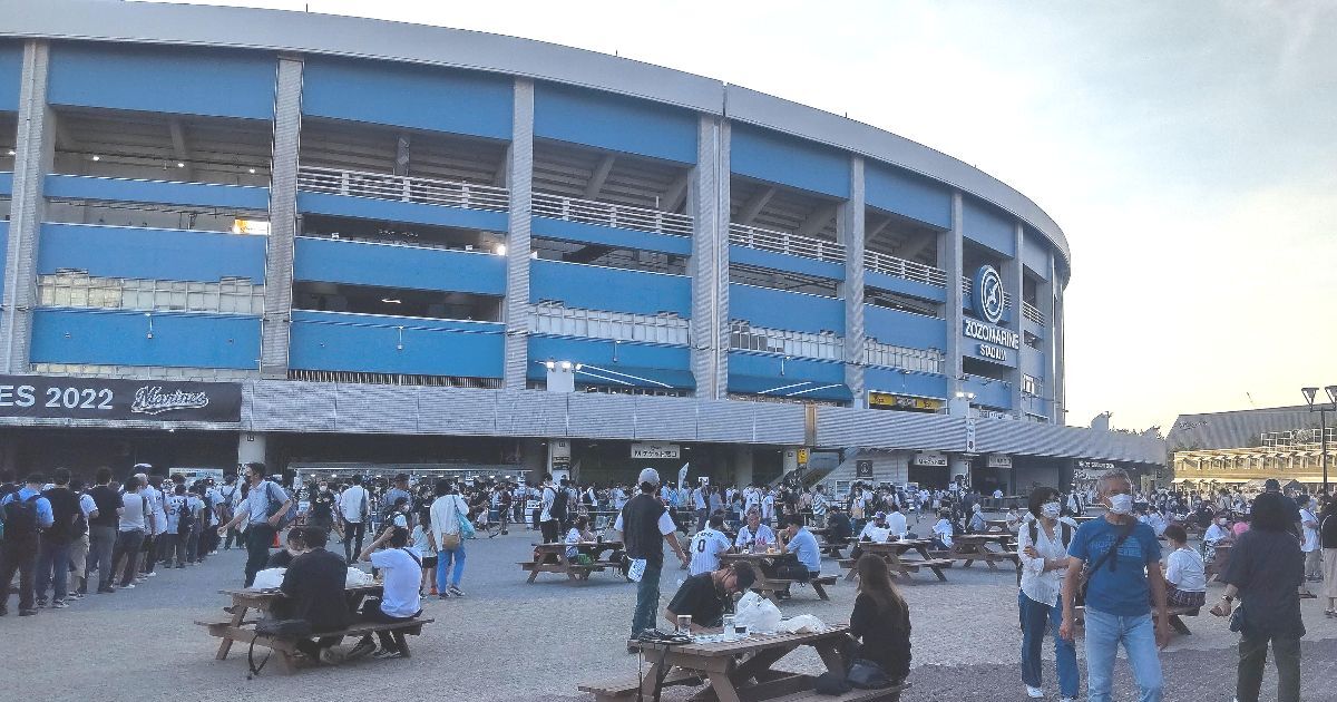 千葉市美浜区美浜、千葉ロッテマリーンズのホームスタジアムとなっているZOZOマリンスタジアム