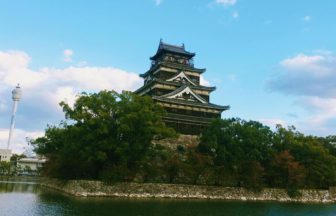 広島市、1958年に再建された広島城天守閣