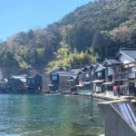 伊根町平田、重要伝統的建造物群保存地区に指定されている伊根の舟屋の風景