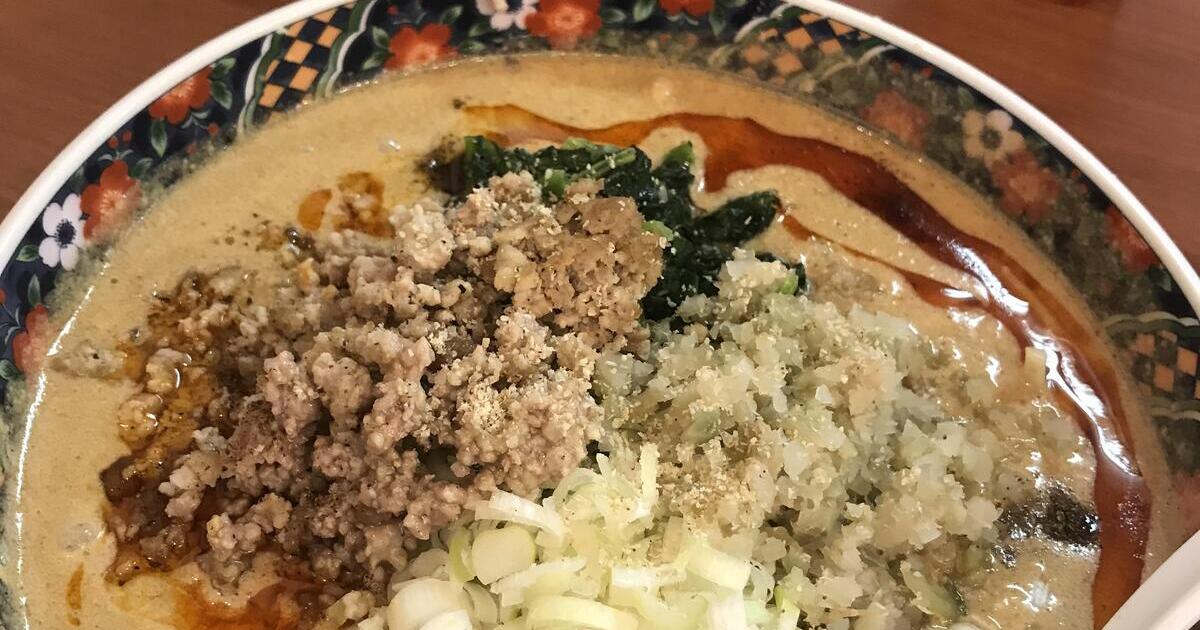 伊勢崎市東上之宮町、極濃湯麺 フタツメの担々麺