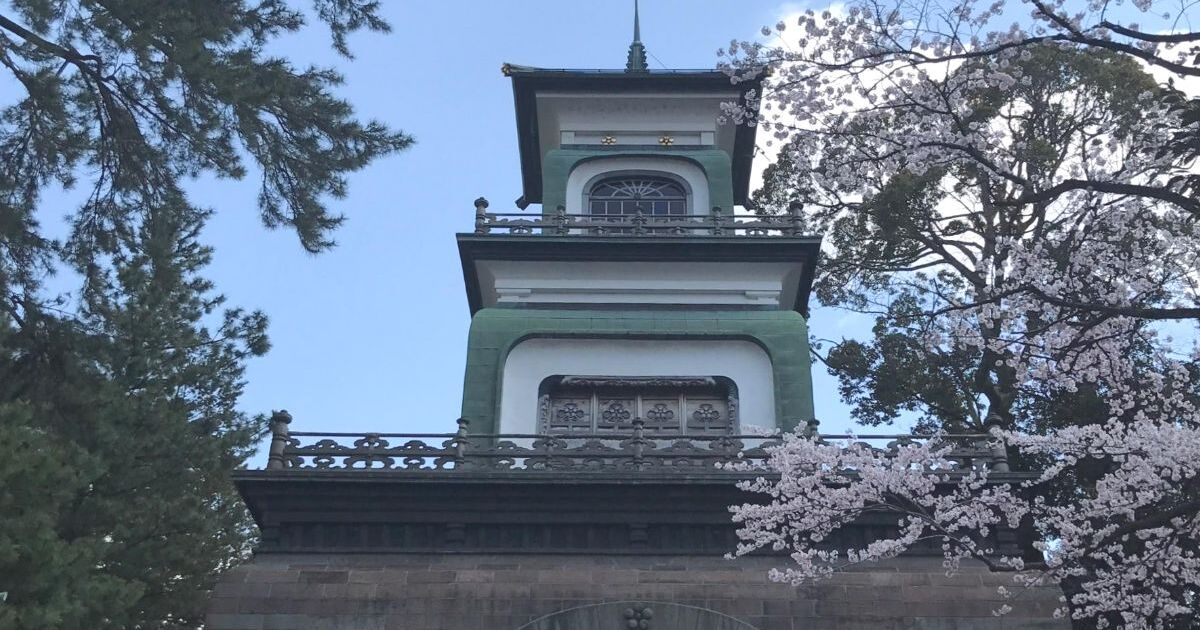 金沢市尾山町、前田利家公とお松の方を祀る尾山神社