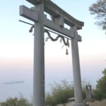 観音寺市、天空の鳥居と呼ばれ、瀬戸内海と市内を一望できる高屋神社