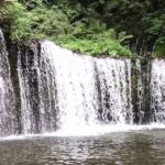 軽井沢町の癒やしスポット、白糸の滝