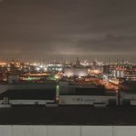 川崎市川崎区東扇島、川崎マリエン展望室から見える川崎の工場夜景