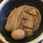 神戸市灘区、つけ麺 繁田の味玉つけ麺