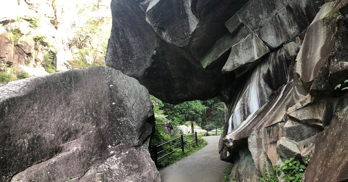 甲府市の北部にある国の特別名勝、日本遺産にも登録されている昇仙峡