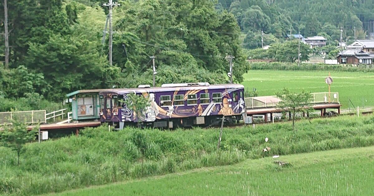 甲賀市信楽町、滋賀県内で最も乗降客数が少ないとされる、信楽高原鐵道信楽線の玉桂寺前駅