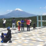 三島市笹原新田、日本で最も長い約400mの人道吊橋、三島スカイウォークから眺める富士山の景色