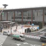 長野市栗田、長野県内の交通の中心であるJR長野駅前