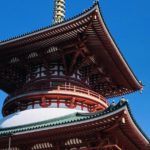 成田市、成田山新勝寺の境内に建つ平和大塔