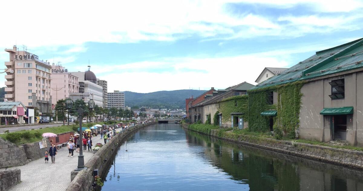 小樽市の小樽運河