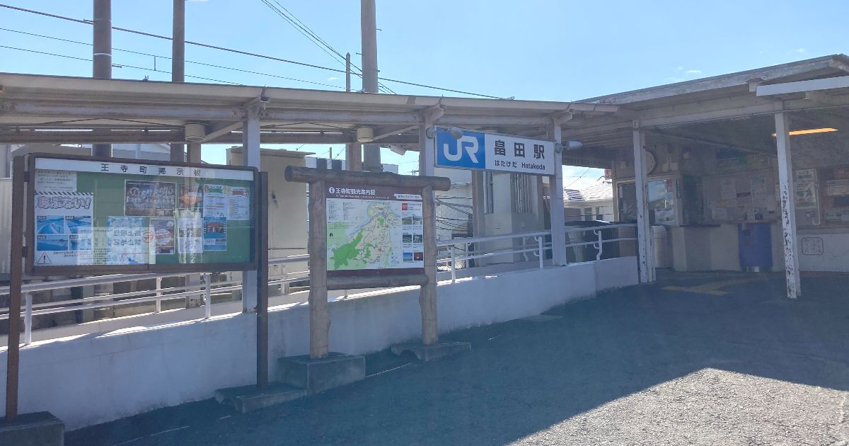 王寺町畠田、JR和歌山線の畠田駅