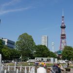 札幌市の大通公園とテレビ塔