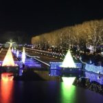 立川市緑町、国営昭和記念公園の冬のライトアップ