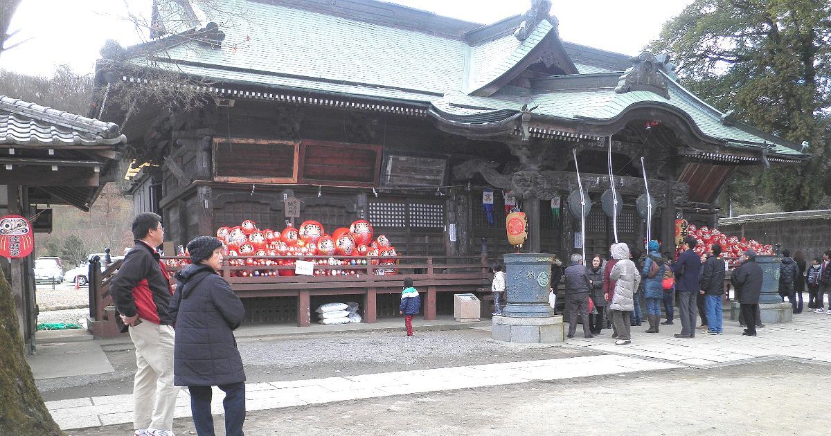 高崎市鼻高町、高崎のだるま市でも知られる黄檗宗の寺院、少林山 達磨寺
