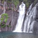 竹田市荻町、大分県百景の1つにも選ばれている、陽目渓谷の白水の滝