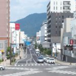 上田市の県道77号線、長野上田線の風景