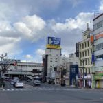 宇都宮市川向町、JR宇都宮駅前周辺の風景