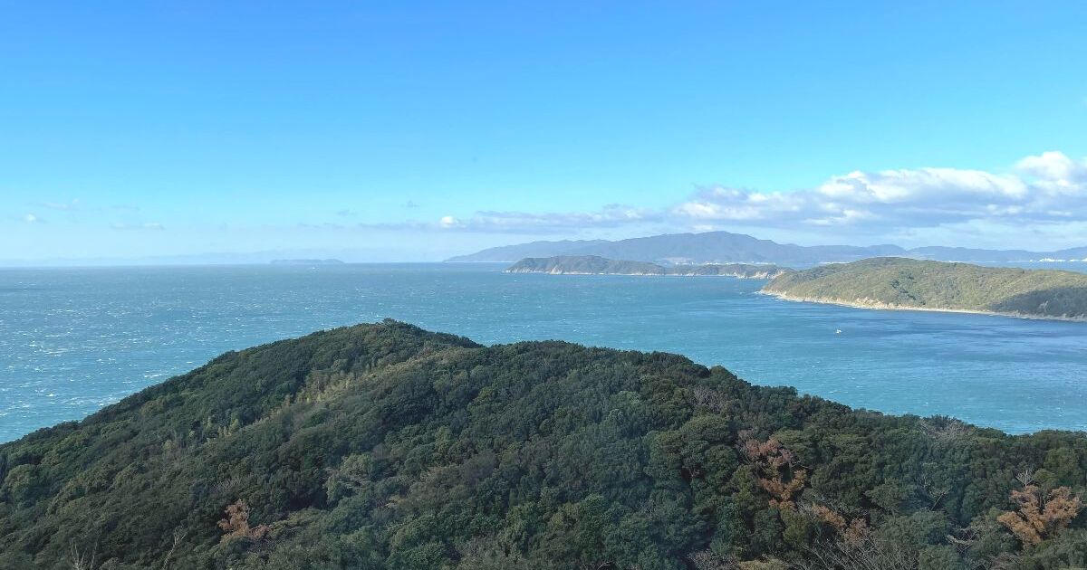 和歌山市加太、海景色が美しい加太湾の風景