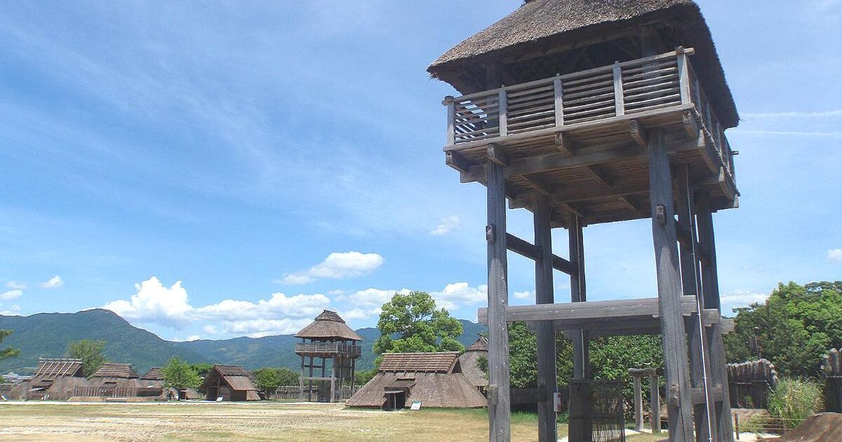 吉野ヶ里町田手、弥生時代の歴史、暮らしが復元されている国の特別史跡、吉野ヶ里歴史公園