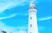 銚子市犬吠埼、1874年に建てらた白亜の灯台、世界灯台100選、日本の灯台50選にも選ばれている犬吠埼灯台