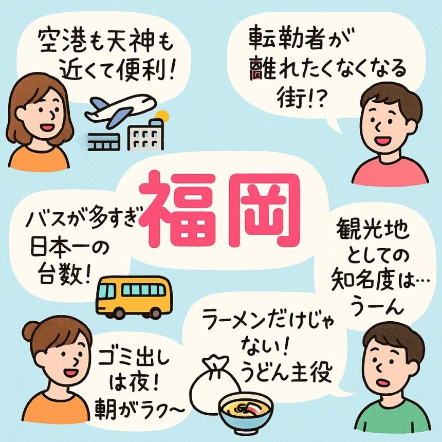 福岡市の特徴、住みやすさは？