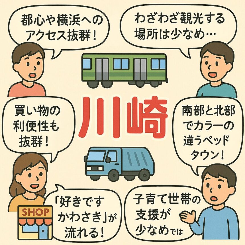 川崎市の特徴、住みやすさは？