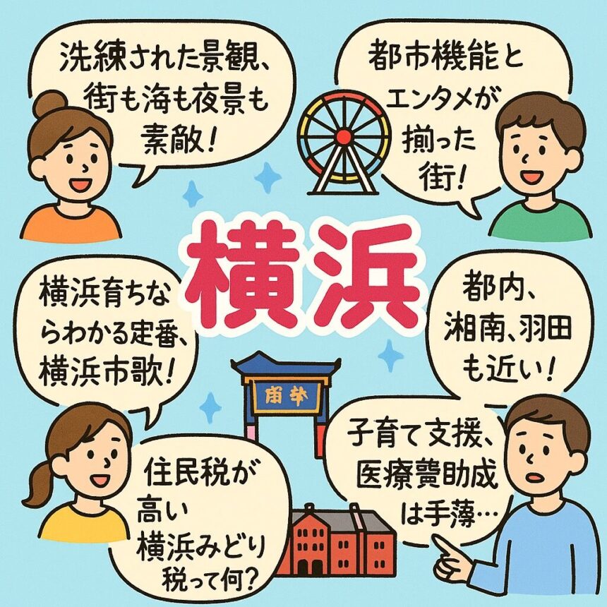横浜市の特徴、住みやすさは？